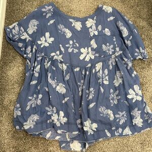 WE THE FREE FREE PEOPLE floral moon city top Large